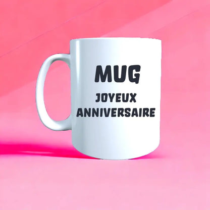 Mug motifs (Happy birthday intérieur)